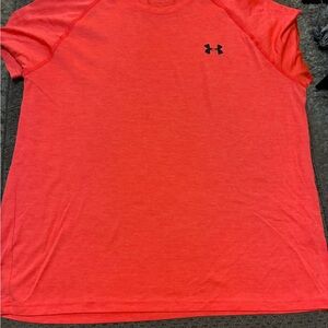 Under Armour Men's Bright Red Short Sleeve Tee
